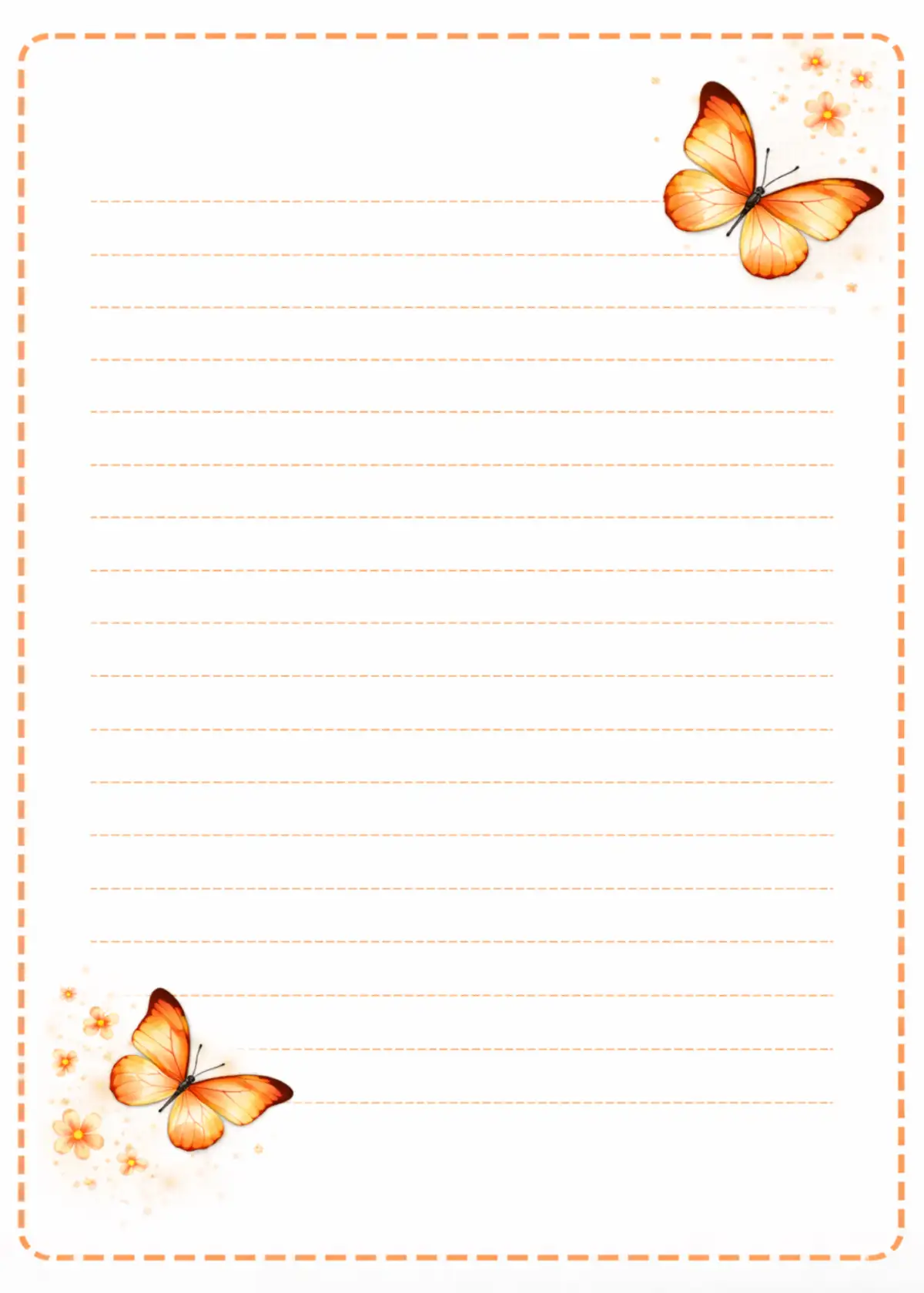 Orange Butterfly — Preview